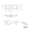 Aufsatzwaschbecken Wandwaschbecken PB2144-1