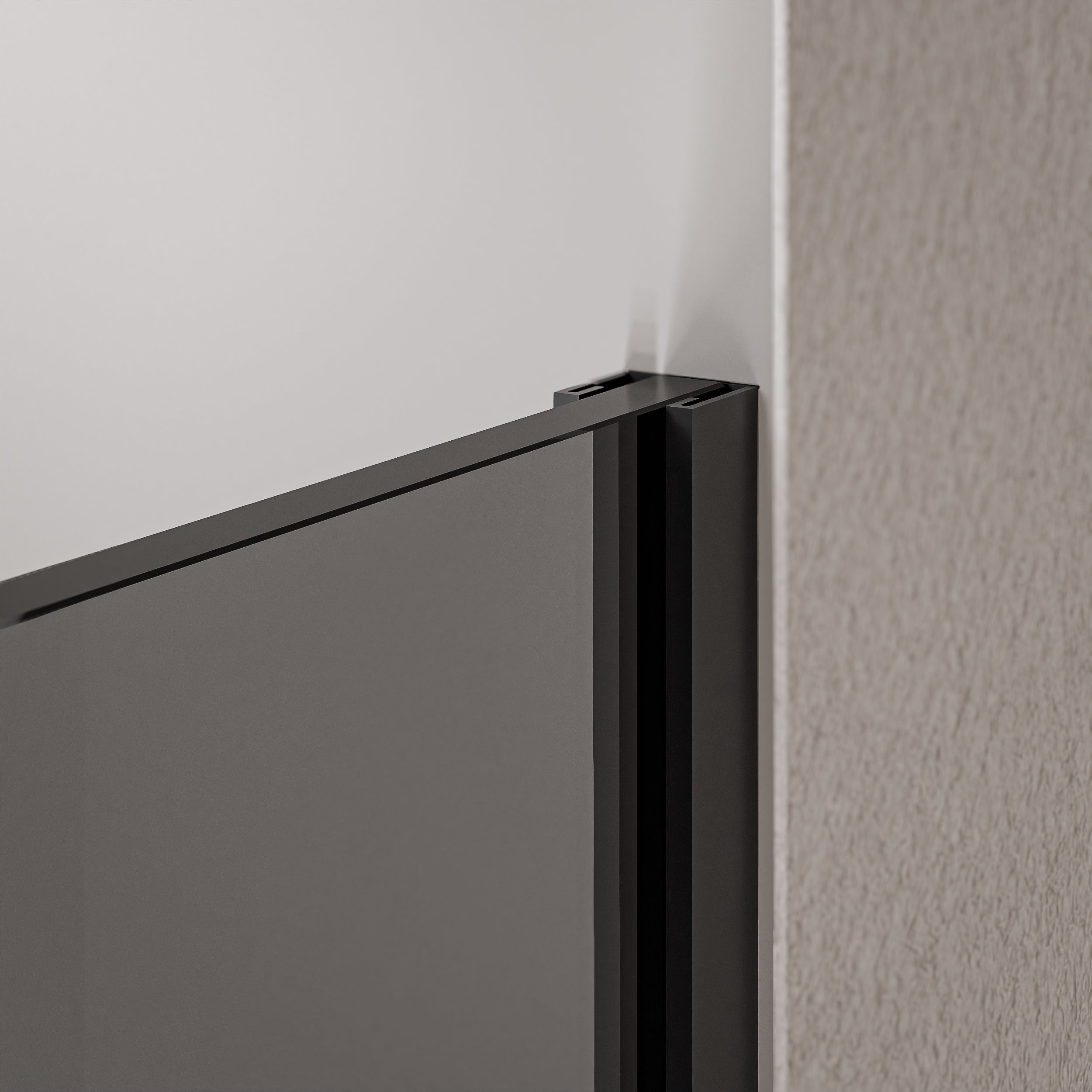 Walk-In 10 mm Nano Graues Glas EX102
