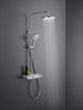 Duravit Duschsystem mit Thermostat und Glasablage