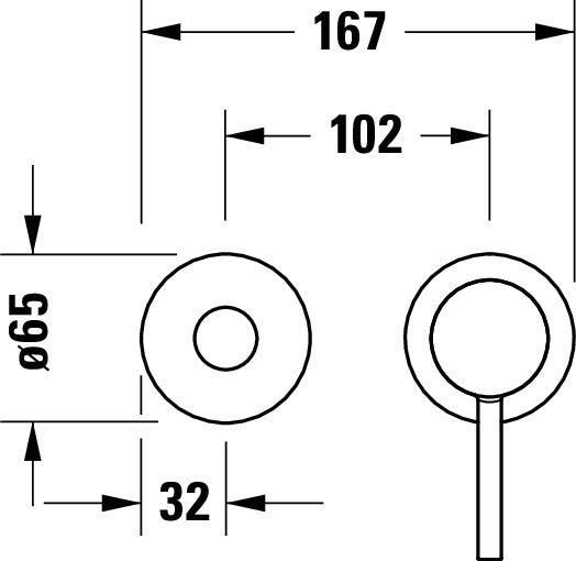 Duravit Circle Einhebel-Waschtischarmatur