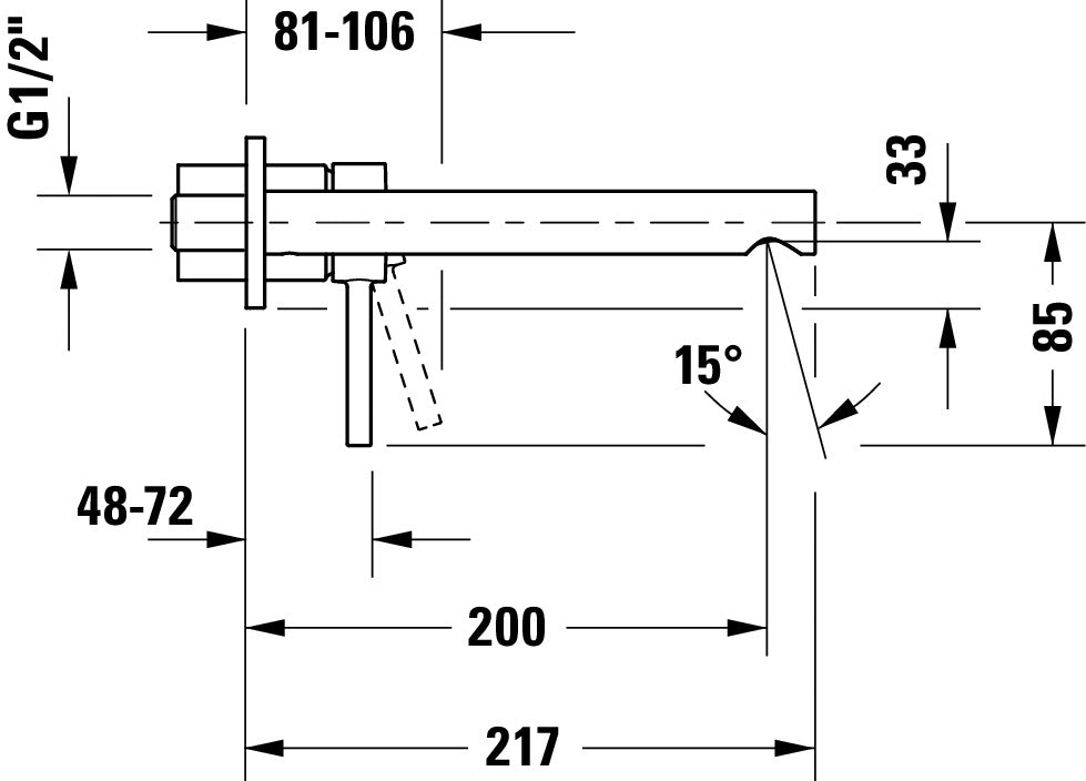 Duravit Circle Einhebel-Waschtischarmatur