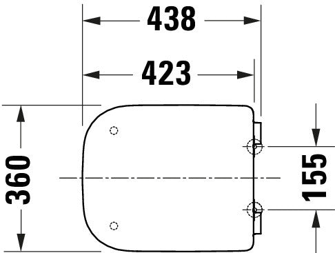 Duravit Univavo Universal WC-Sitz mit Absenkautomatik
