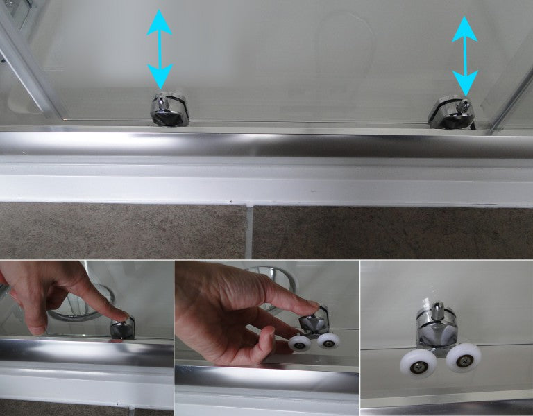 Nischendusche mit Schiebetür EX505