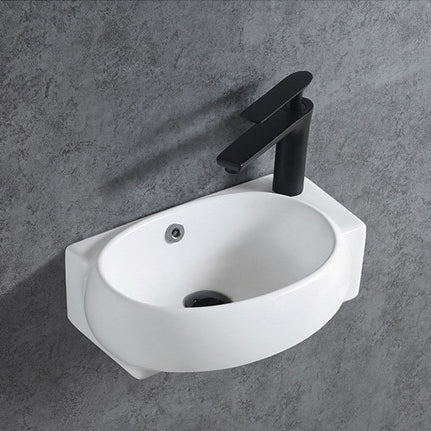 Wandwaschbecken KW198 aus Keramik für Gäste-WC