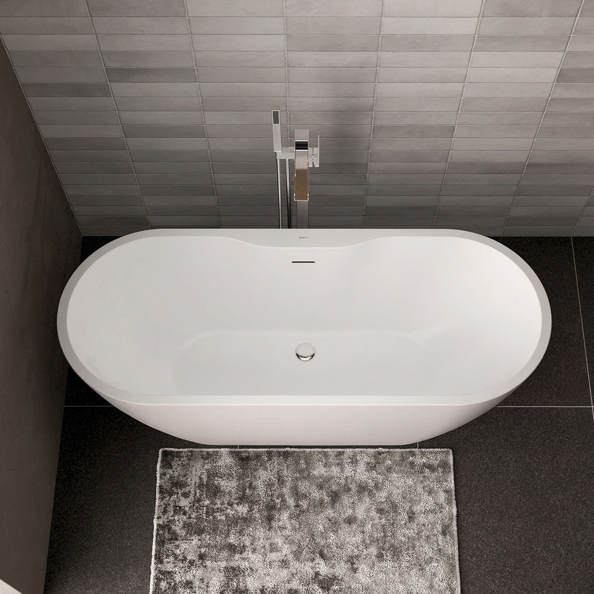 Freistehende Badewanne ROMA PLUS 2.0