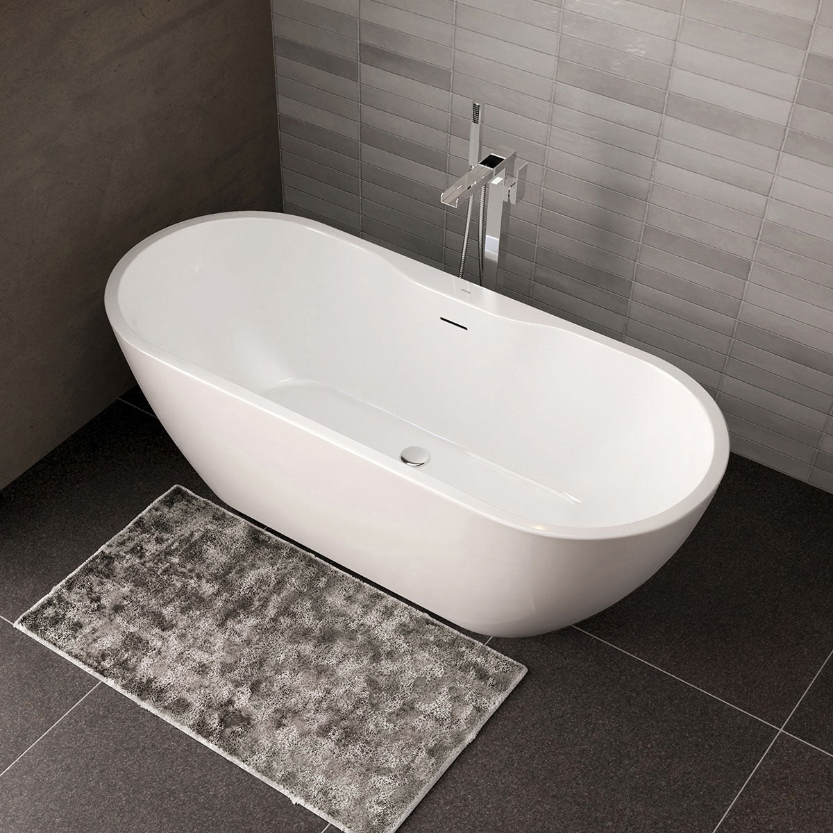 Freistehende Badewanne ROMA PLUS 2.0