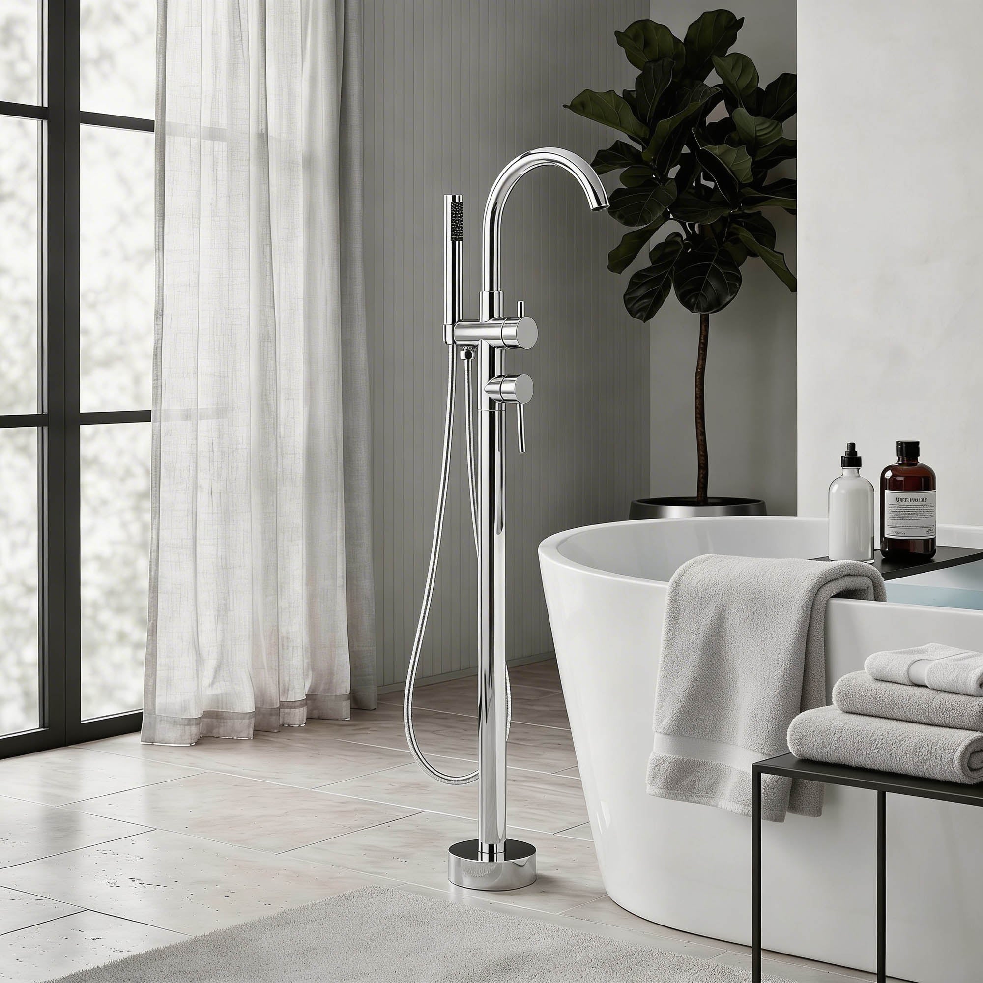 Standarmatur freistehend Wannenarmatur 8028