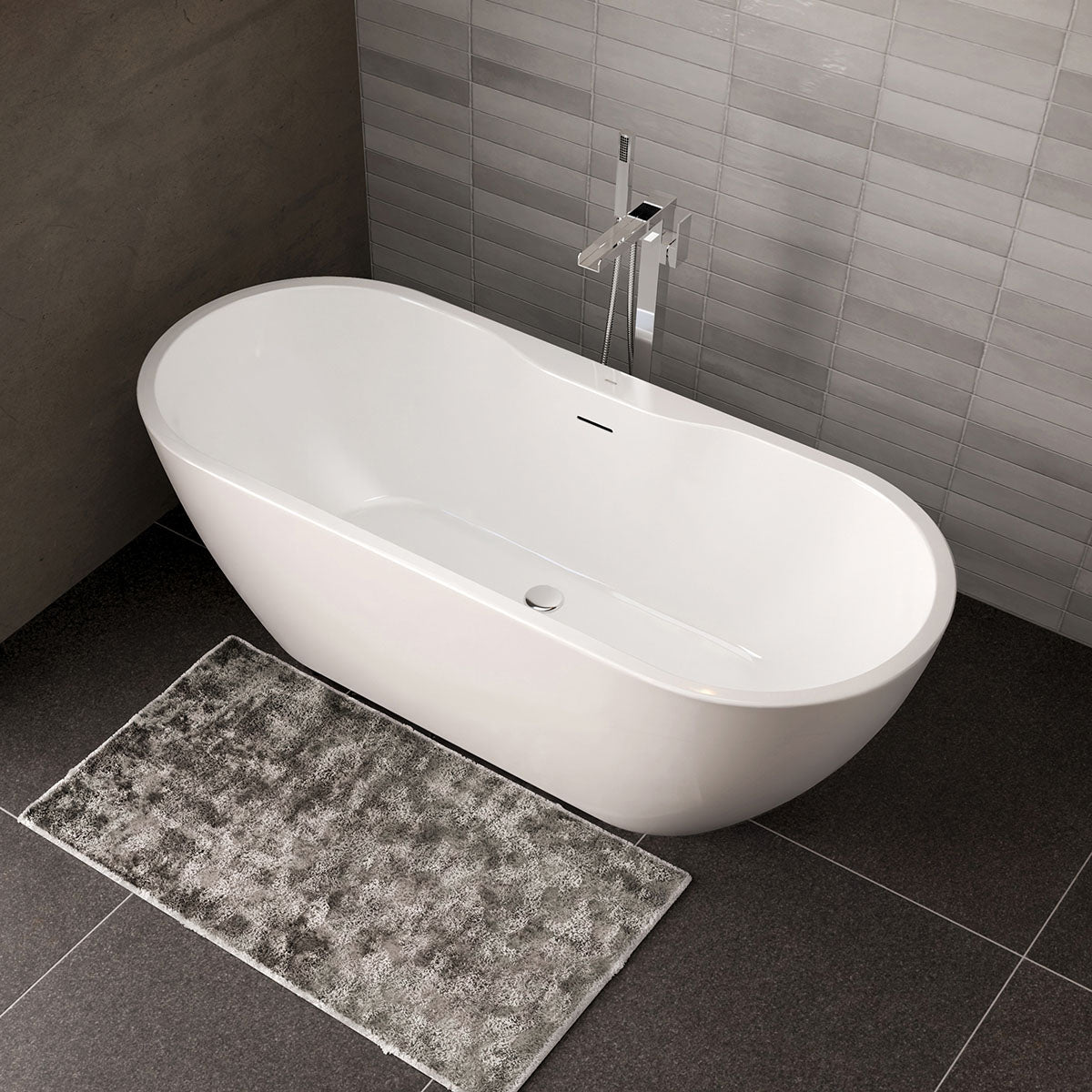 Freistehende Badewanne ROMA PLUS 2.0