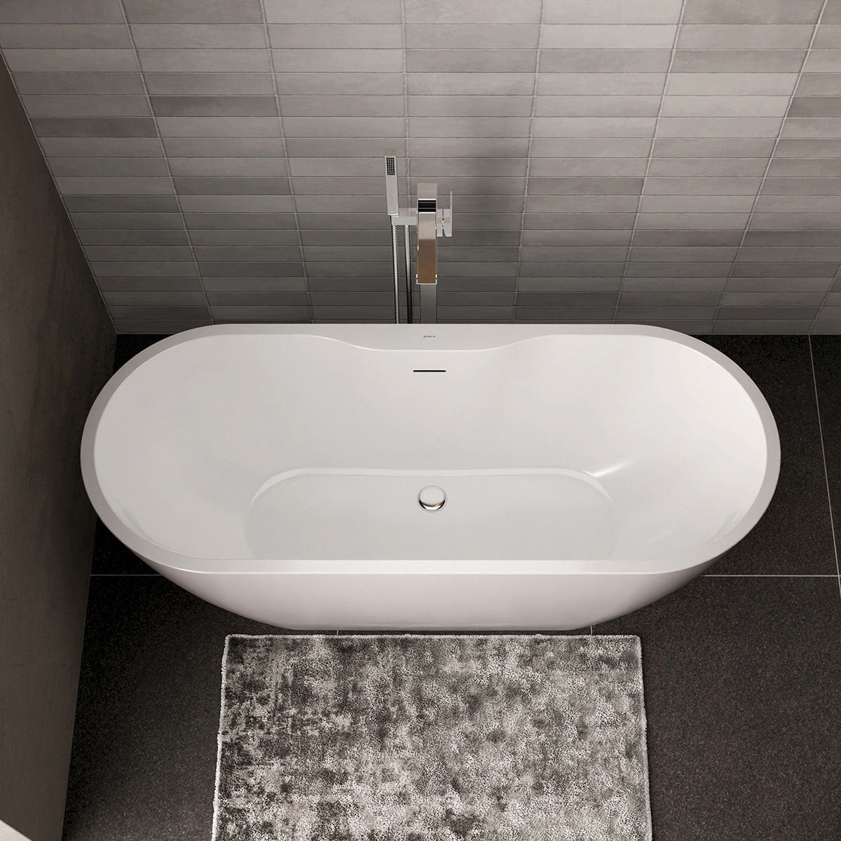 Freistehende Badewanne ROMA PLUS 2.0
