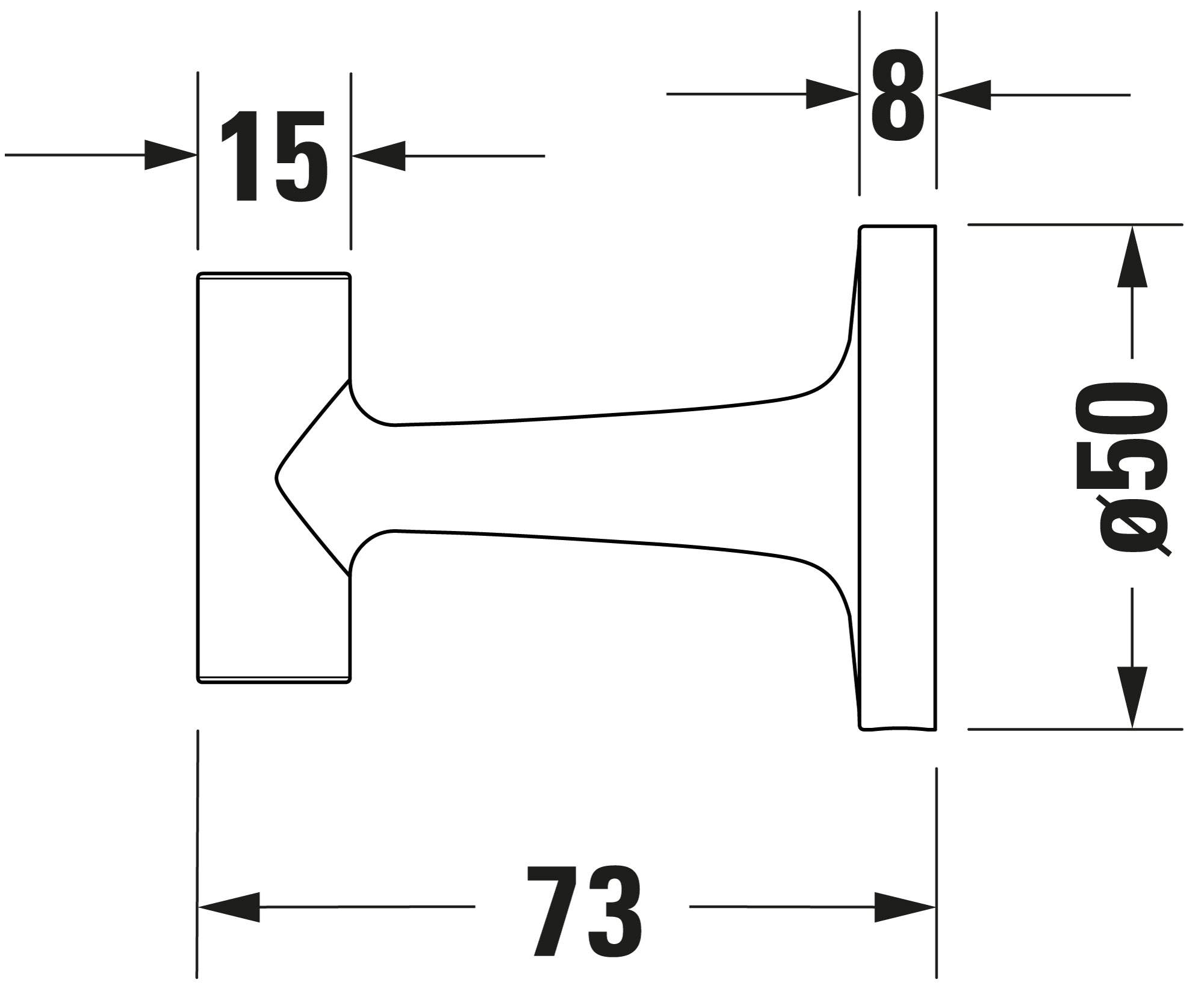 Duravit Starck T Handtuchhaken