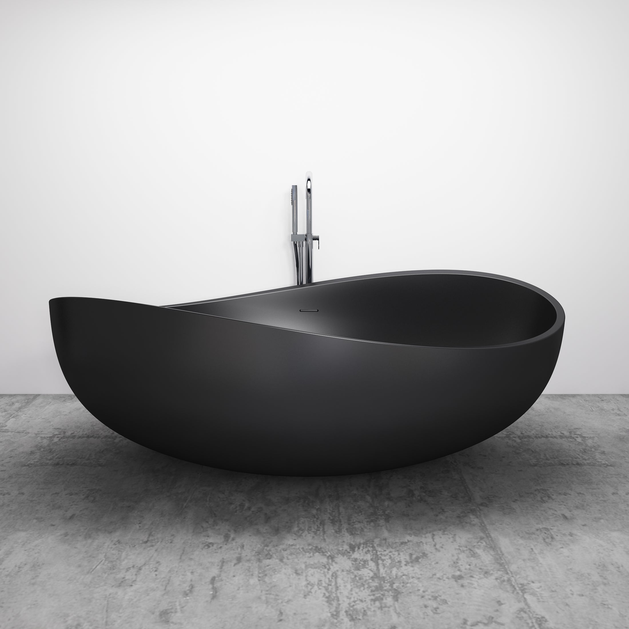 Freistehende Badewanne WAVE STONE