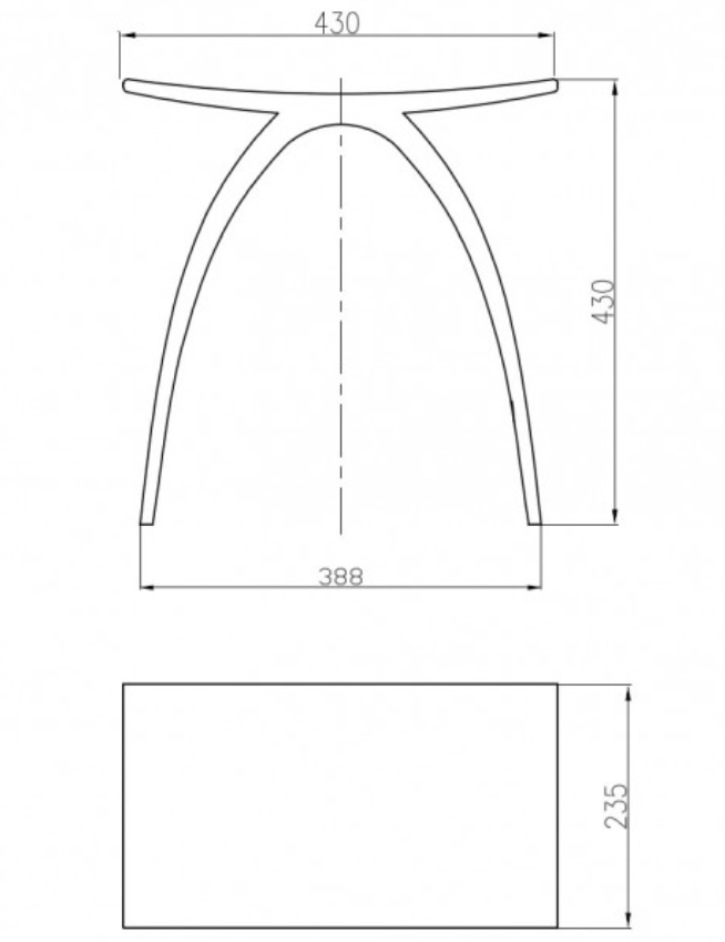 BERNSTEIN Luxus-Badhocker PB4001