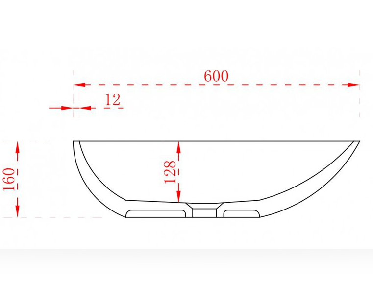 Aufsatzwaschbecken TWA65