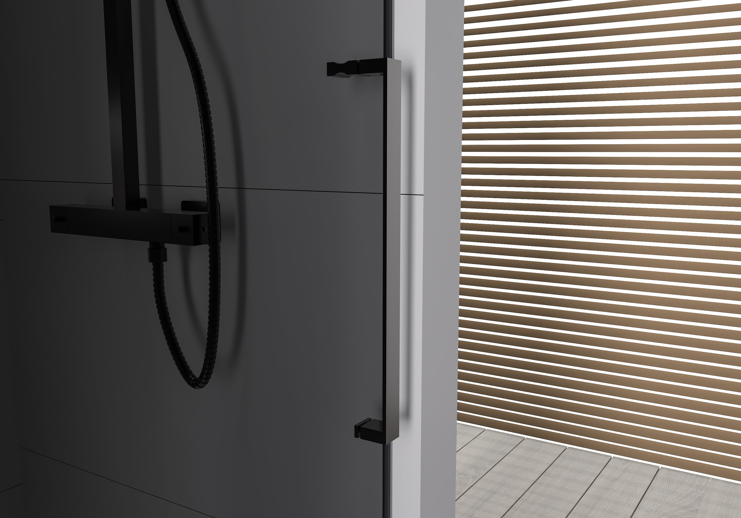 Nischendusche mit Schiebetür Soft-Close DX906 FLEX
