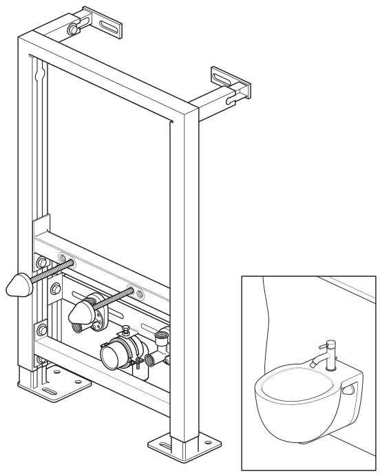 Wand-Bidet Vorwandelement G30013A