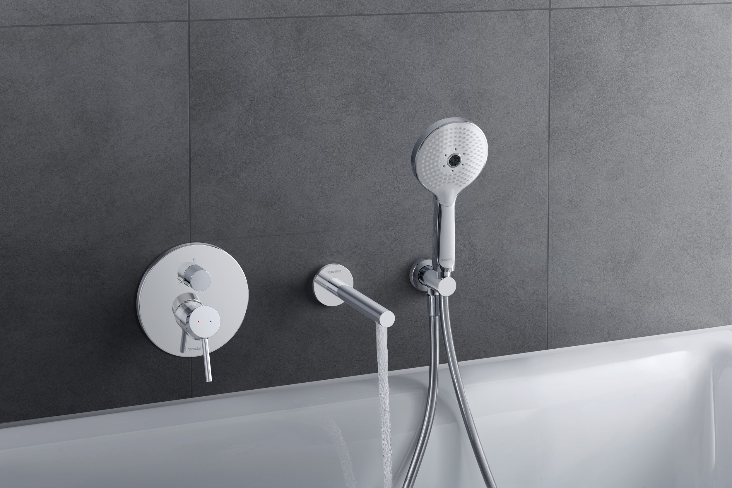 Duravit Circle Einhebel-Wannenmischer Unterputz