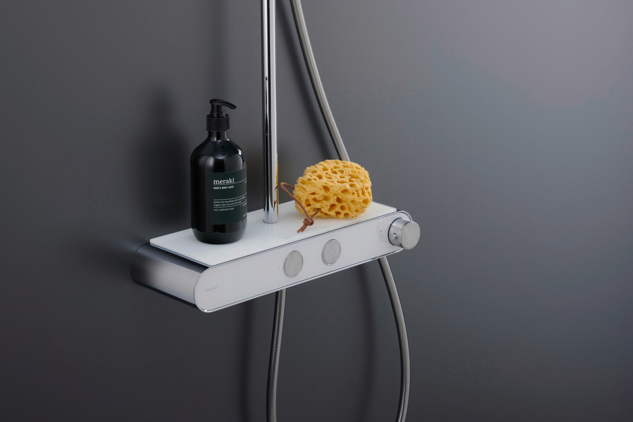 Duravit Shower System mit Thermostat & Glasablage