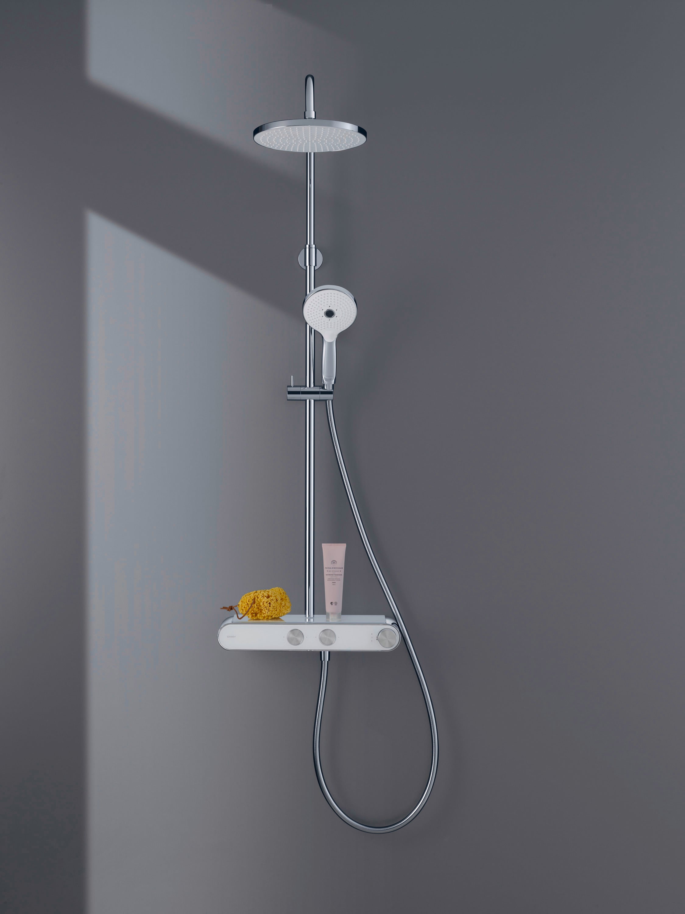 Duravit Shower System mit Thermostat & Glasablage