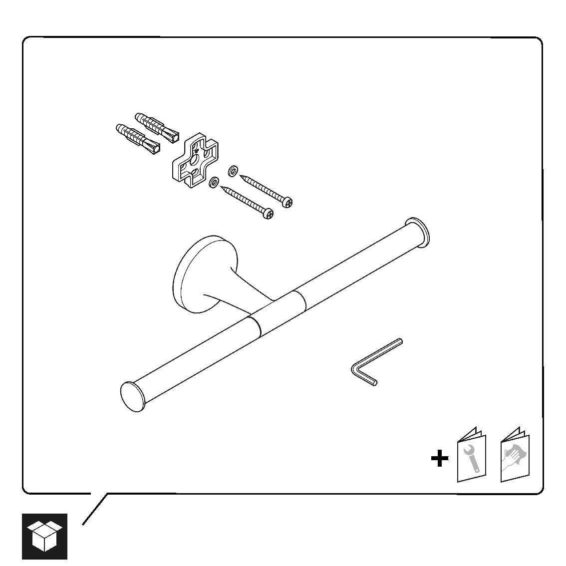 Duravit Starck T Papierrollenhalter
