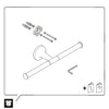 Duravit Starck T Papierrollenhalter