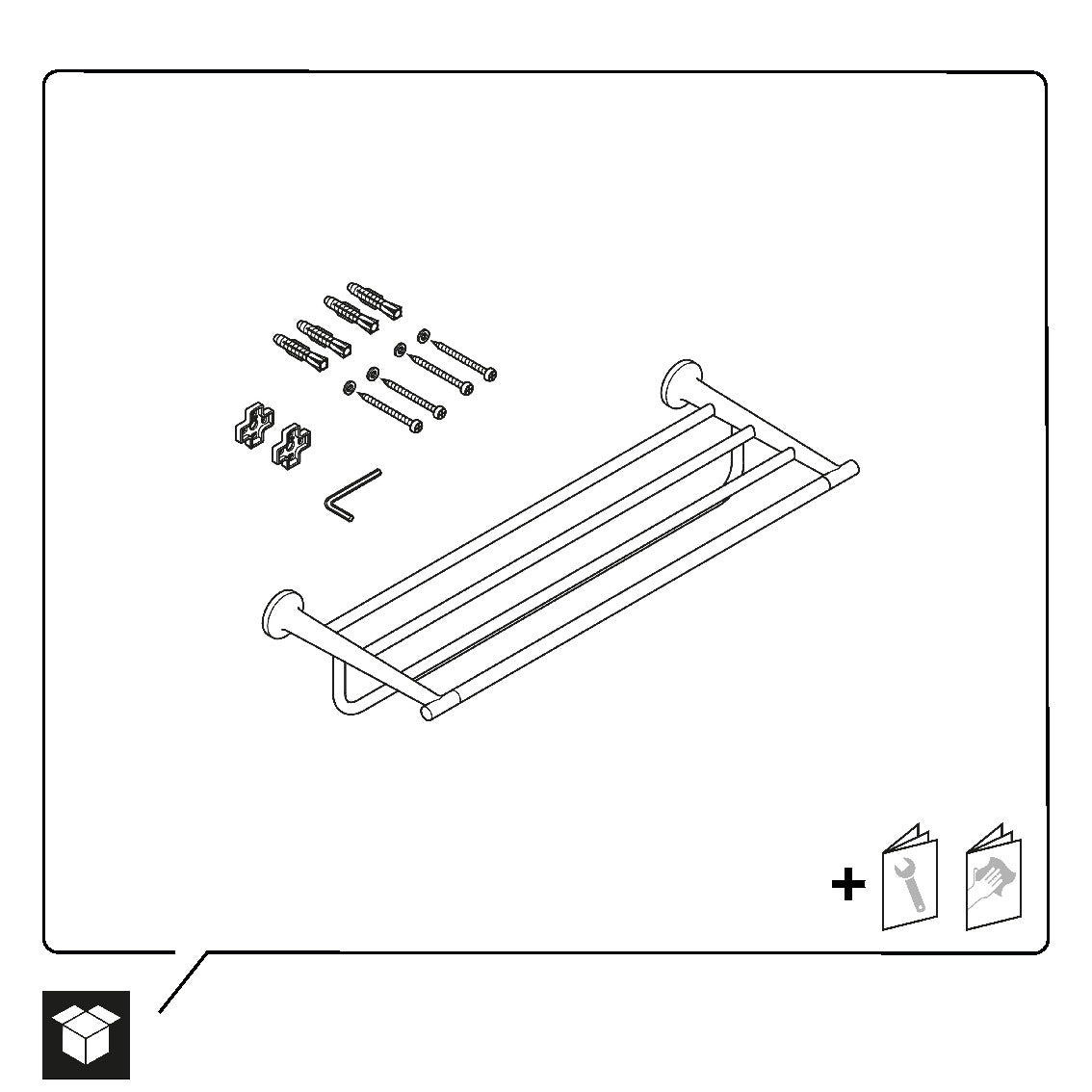 Duravit Starck T Handtuchablage 610