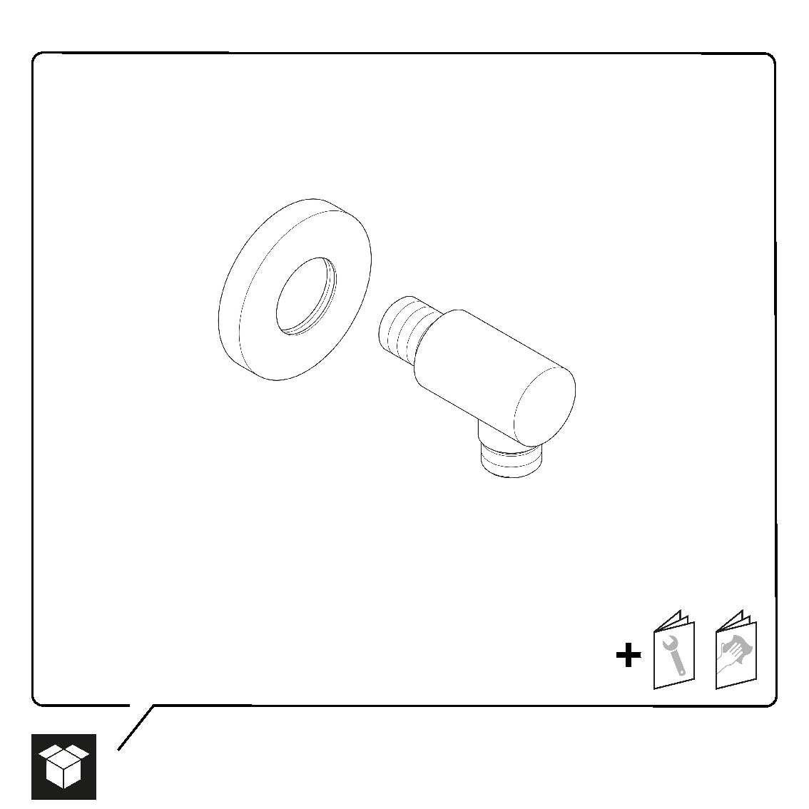 Duravit Universal Wandanschlussbogen