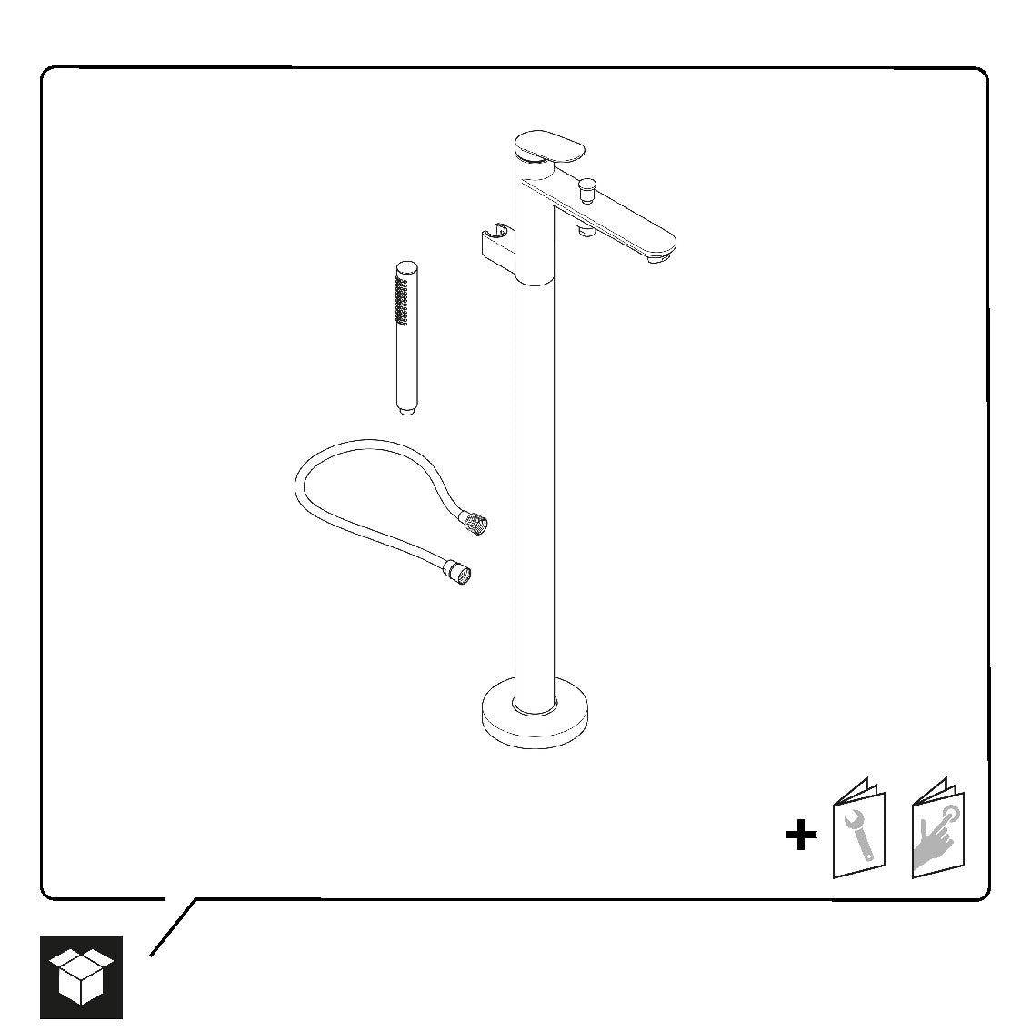 Duravit Wave Einhebel-Wannenmischer