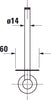 Duravit D-Code Ersatzrollenhalter