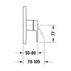 Duravit B.3 Unterputz Brausearmatur