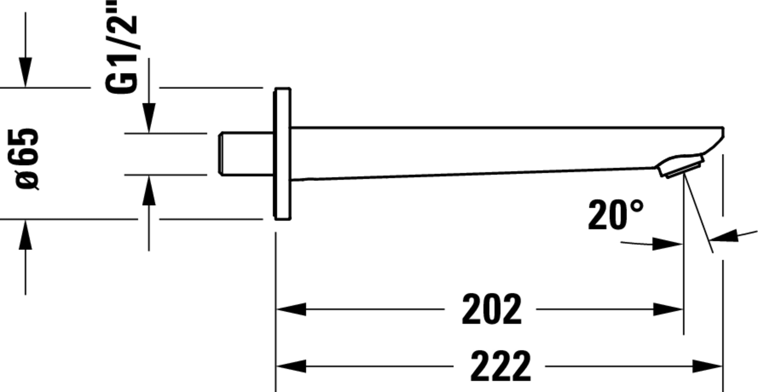 Duravit Unterputz-Wannenarmatur mit Thermostat