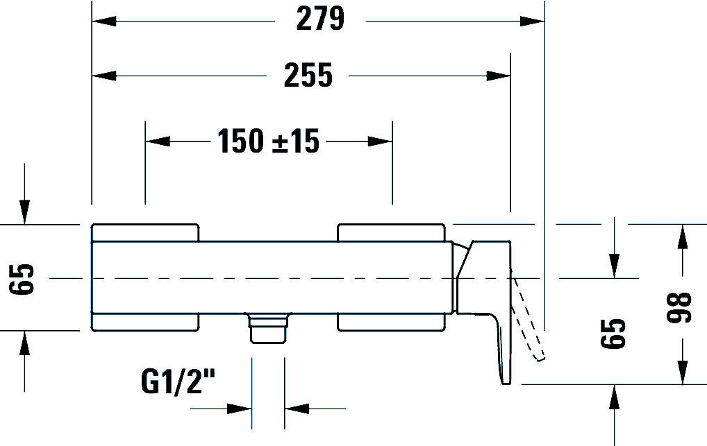 Duravit Manhattan Einhebel-Brausemischer