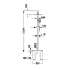 Duravit Shower System mit Thermostat