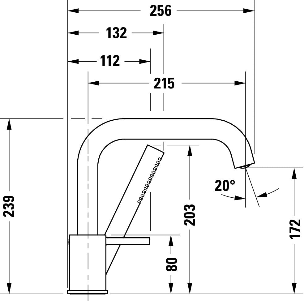 Duravit Circle 3-Loch Wannenarmatur