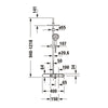 Duravit Shower System mit Thermostat & Glasablage
