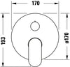 Duravit Wave Einhebel-Wannenmischer