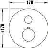 Duravit Thermostatarmatur Unterputz