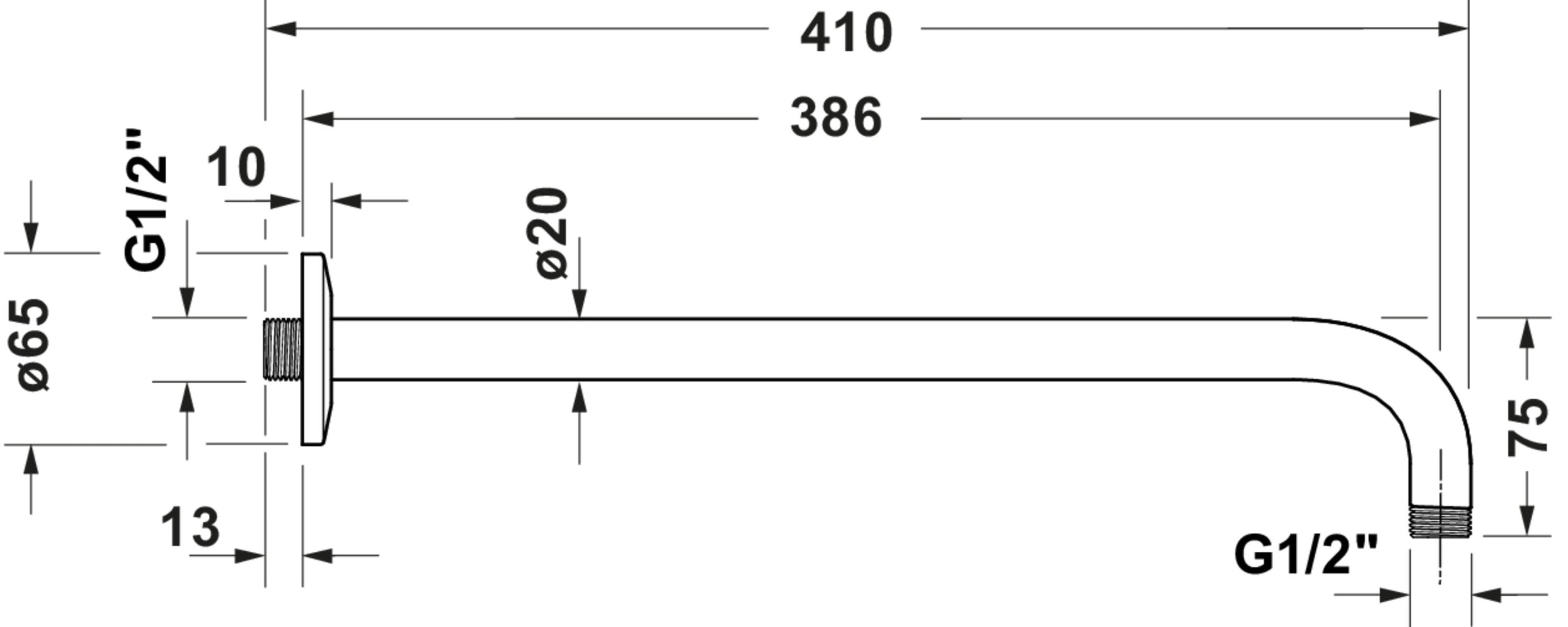Duravit Unterputz-Duschsystem mit Thermostat und Kopfbrause