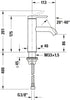 Duravit C.1 Einhebel-Waschtischmischer M