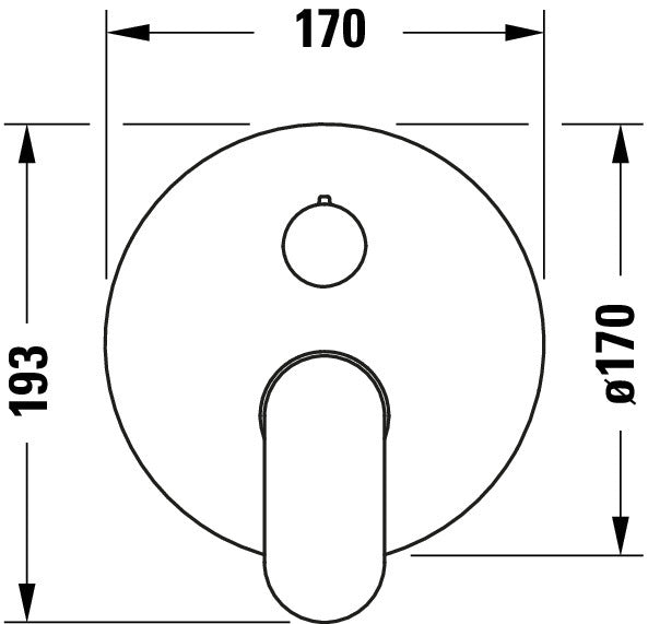 Duravit Wave Einhebel-Wannenmischer