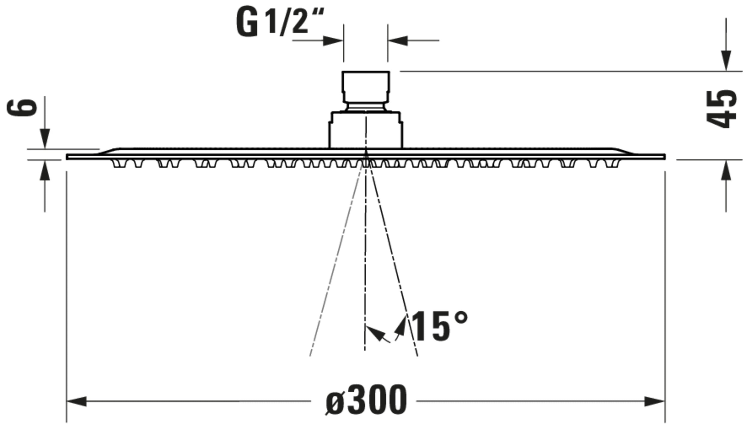 Duravit Universal Kopfbrause