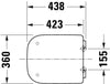 Duravit Univavo Universal WC-Sitz mit Absenkautomatik