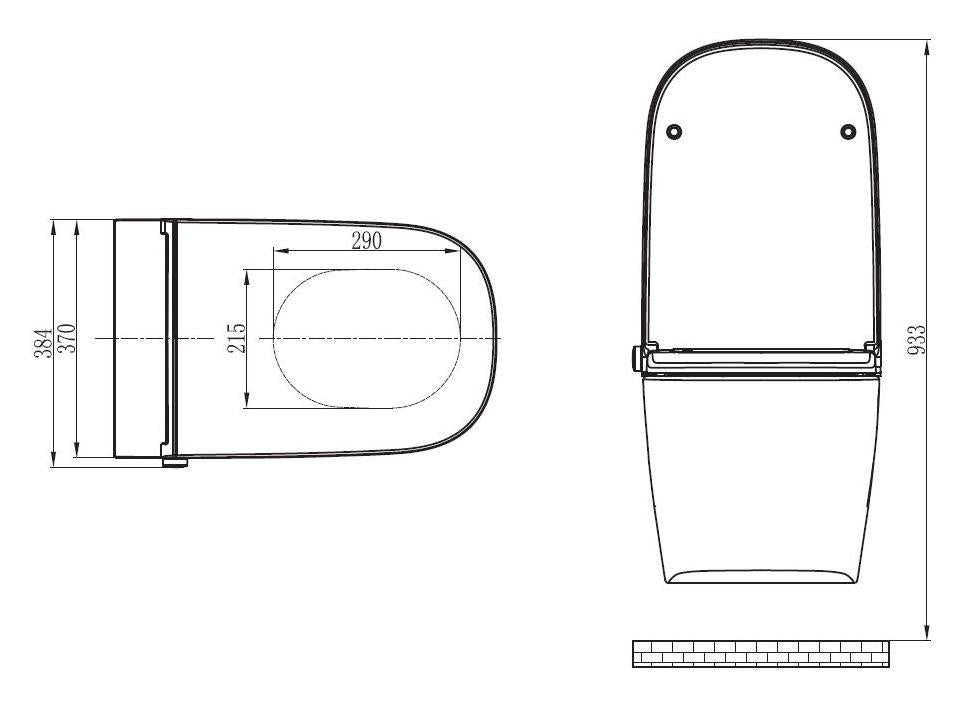 Dusch WC Komplettset Basic 1104 mit Geberit Duofix Vorwandelement
