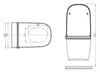 Dusch WC Komplettset Basic 1104 mit Geberit Duofix Vorwandelement