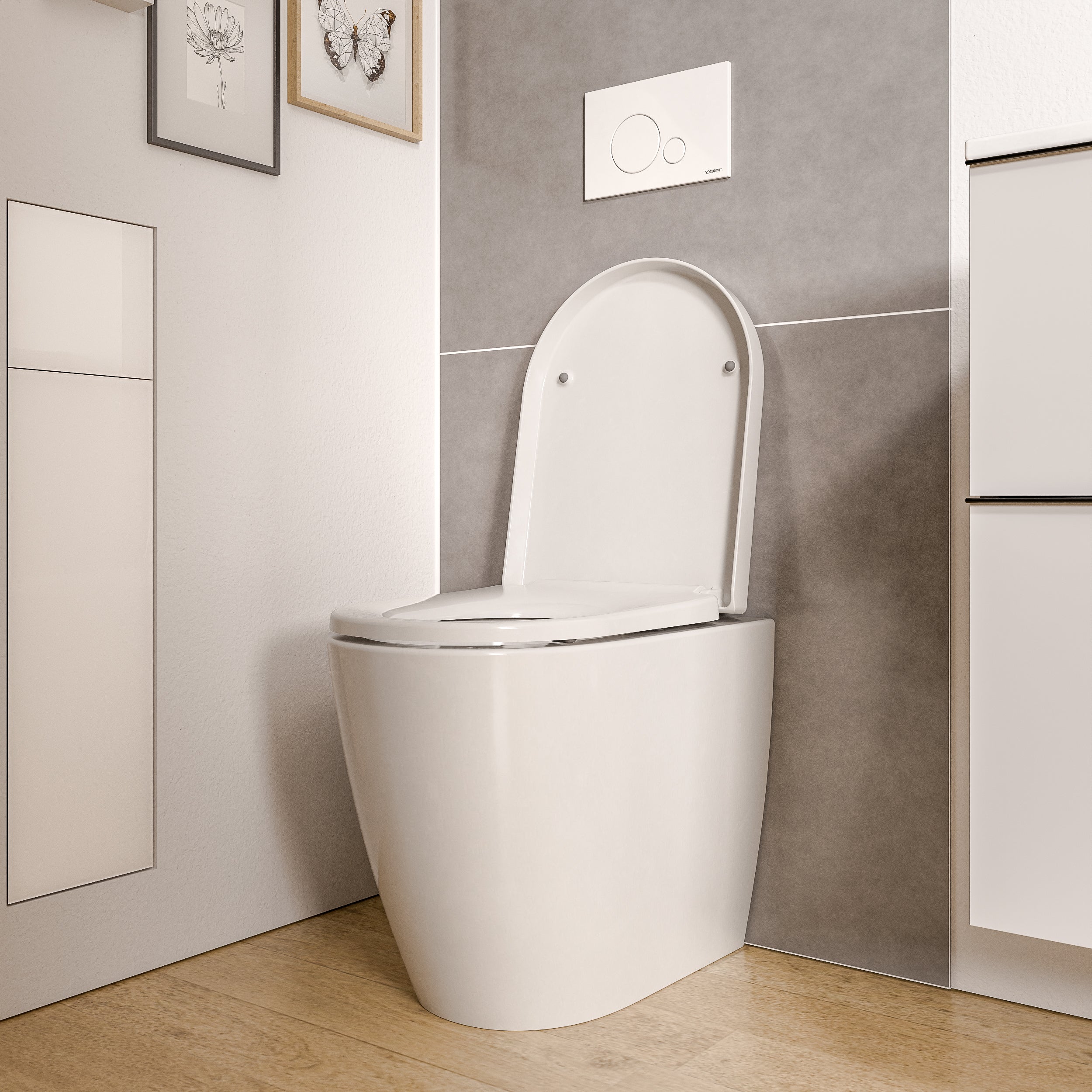 Stand WC VIREO Weiß