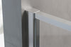 Eckdusche mit Drehtür an Festfeld NT606 - FLEX