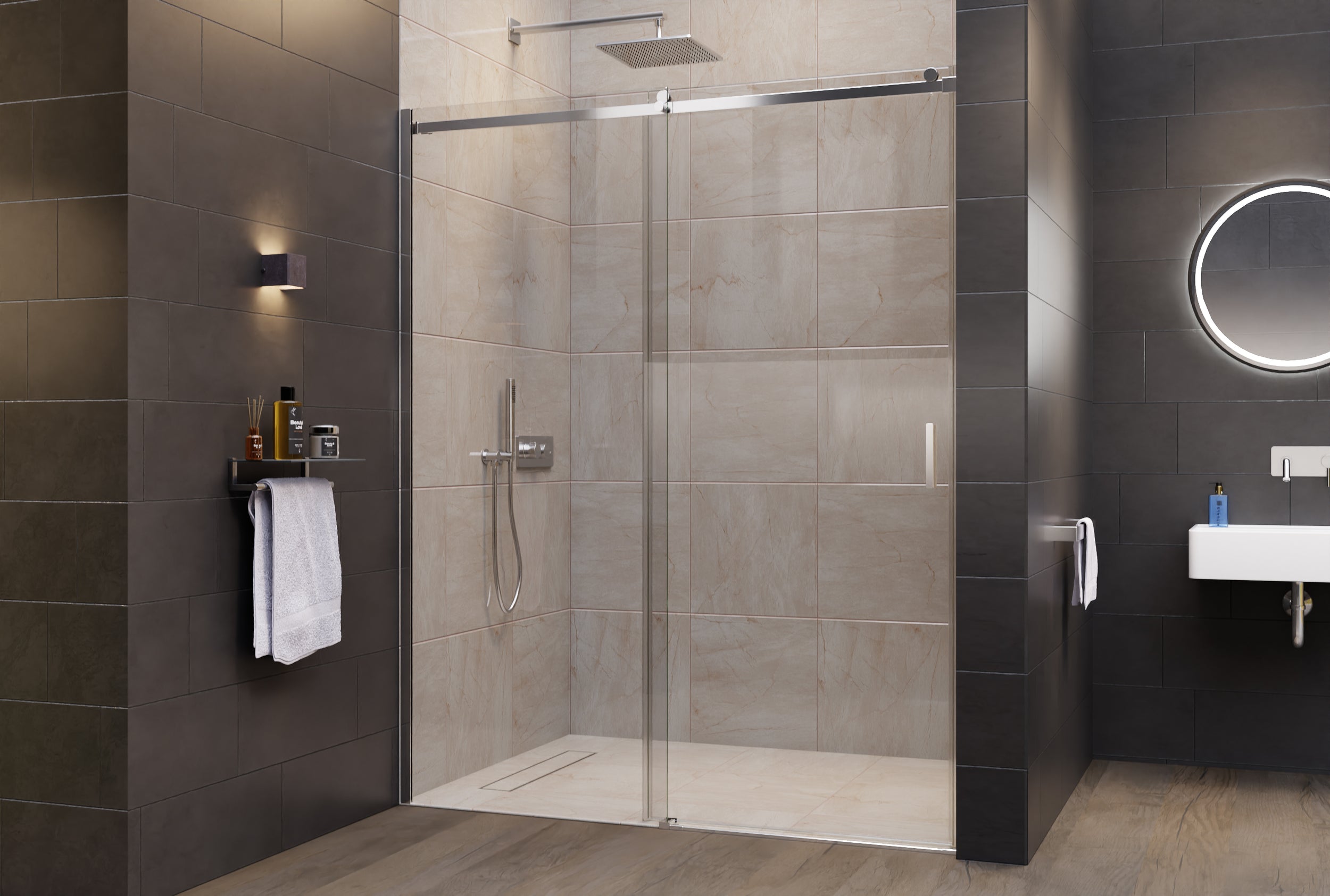 Nischendusche mit Schiebetür NT806 FLEX