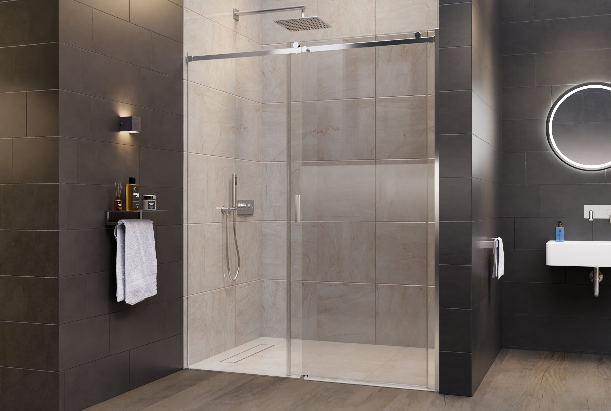 Nischendusche mit Schiebetür NT806 FLEX