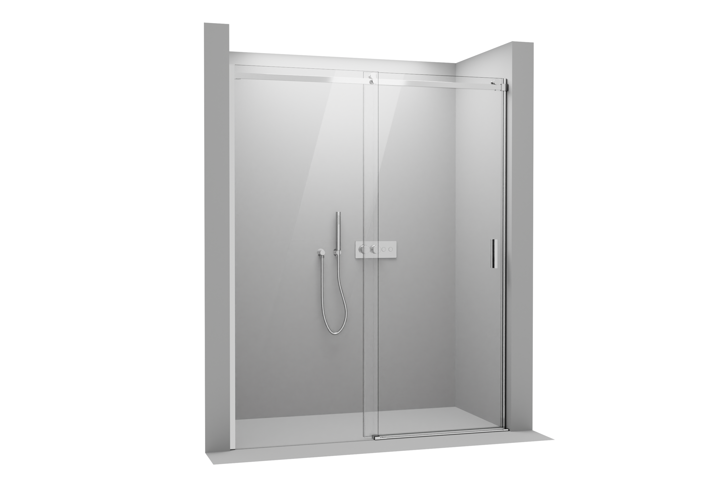 Nischendusche mit Schiebetür NT806 FLEX