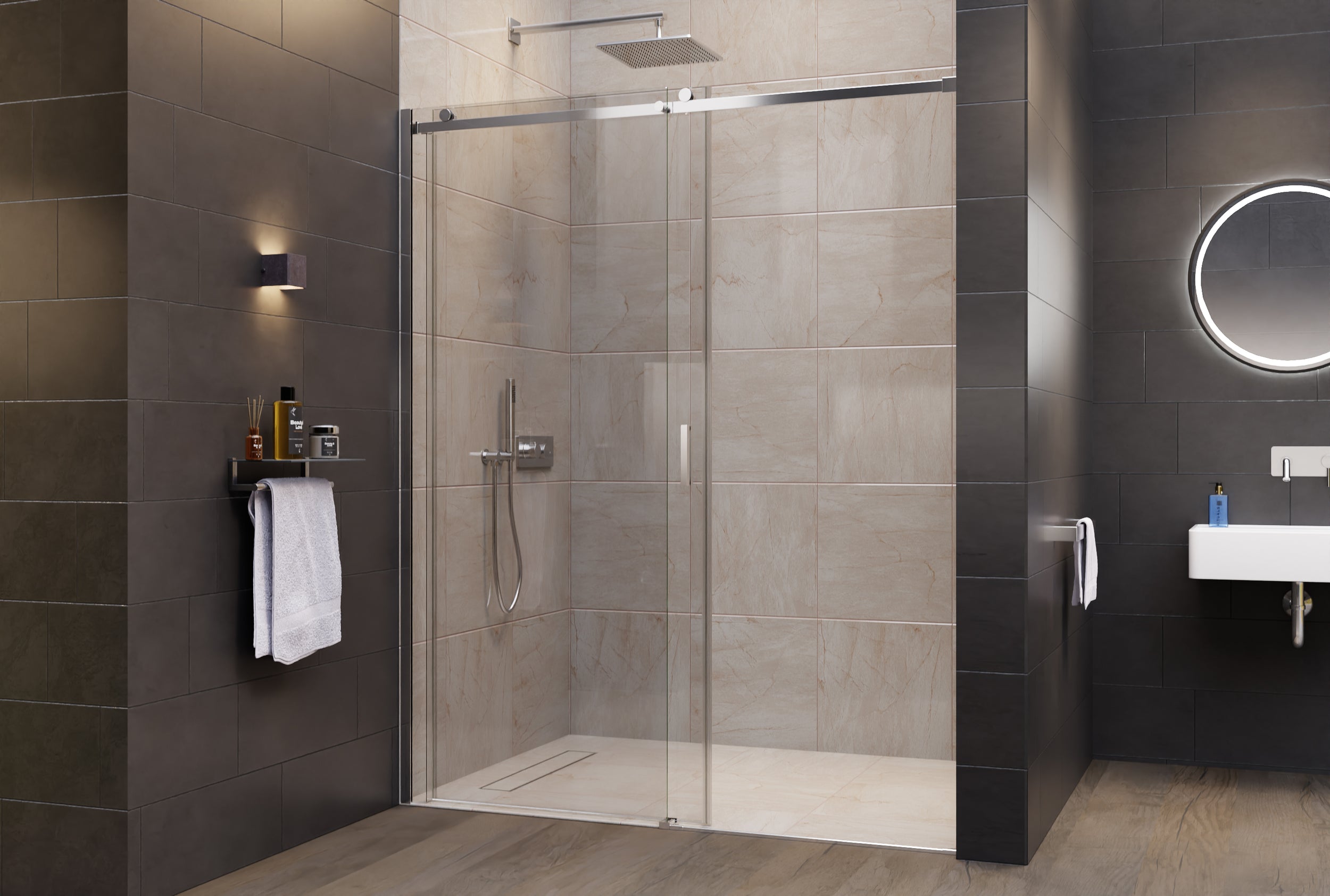 Nischendusche mit Schiebetür NT806 FLEX