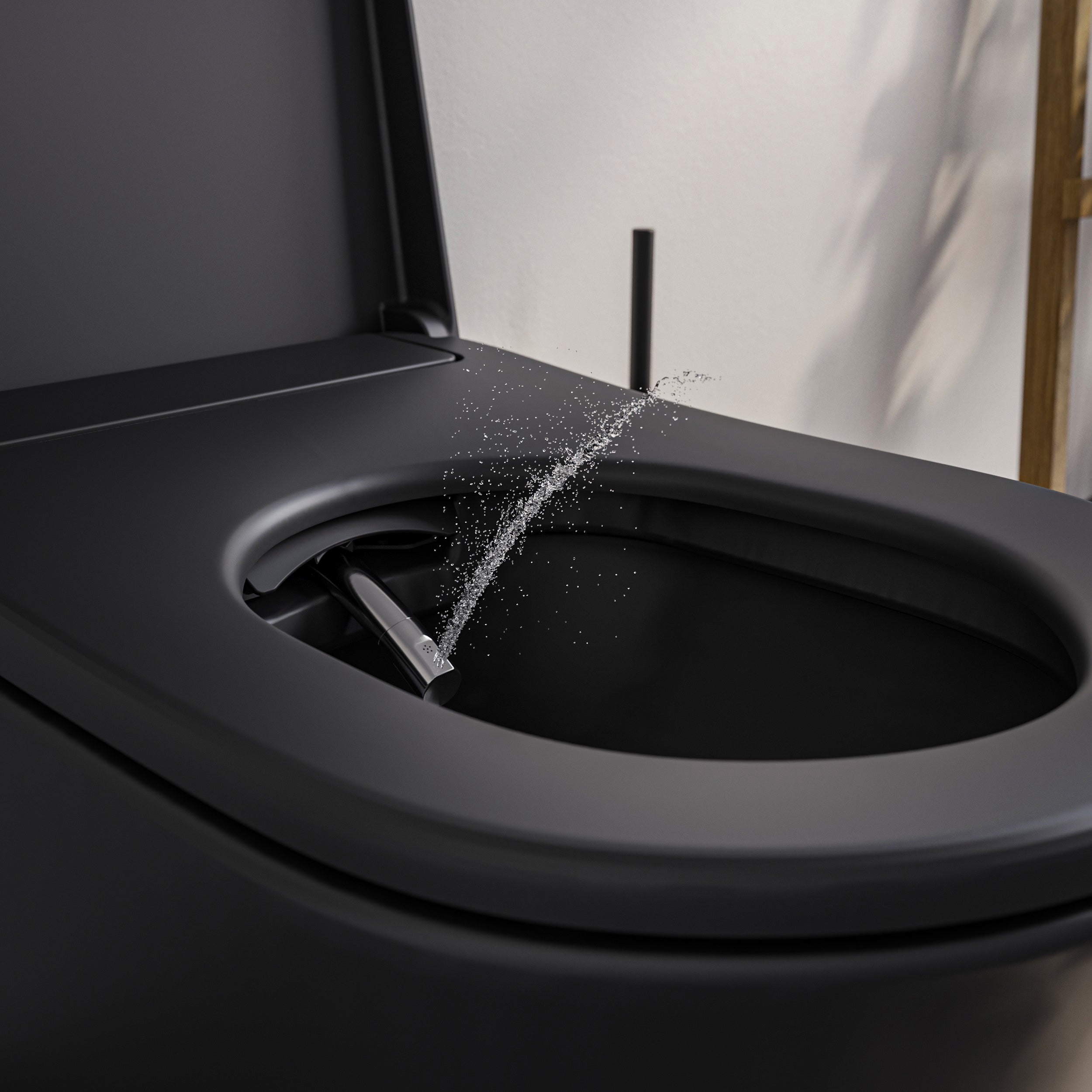 DUSCH-WC PREMIUM 1102 Schwarz matt